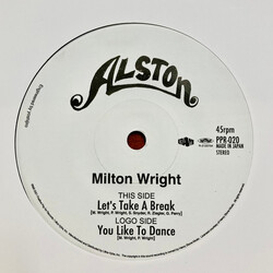 Milton Wright Let's Take A Break / You Like To Dance USED VINYL 7INCH 45 RPM STEREO