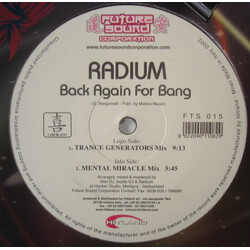Radium (2) Back Again For Bang VINYL 12" USED