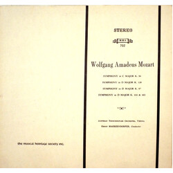 Wolfgang Amadeus Mozart / Tonkünstler Orchestra / Ernst Märzendorfer Symphonies: K. 96, K. 120, K. 97, K. 161 & 163 Vinyl LP USED