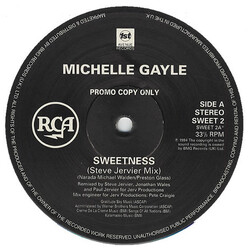 Michelle Gayle Sweetness USED VINYL 12INCH 33 S RPM PROMO