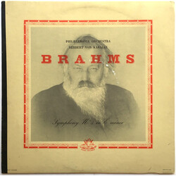 Johannes Brahms / Philharmonia Orchestra / Herbert von Karajan Symphony No. 4 In E Minor Vinyl LP USED