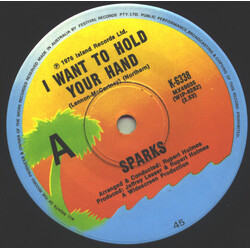 Sparks I Want To Hold Your Hand USED VINYL 7INCH SINGLE