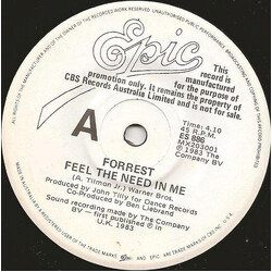 Forrest Feel The Need In Me USED VINYL 7INCH 45 RPM SINGLE PROMO