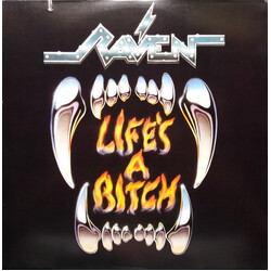 Raven (6) Life's A Bitch Vinyl LP USED