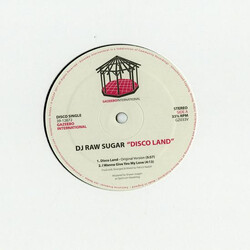 DJ Raw Sugar Disco Land USED VINYL 12INCH SINGLE 33 S RPM