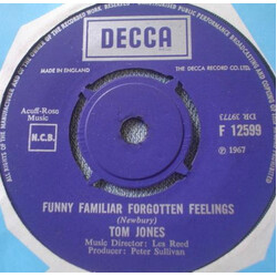 Tom Jones Funny Familiar Forgotten Feelings USED VINYL 7INCH 45 RPM SINGLE