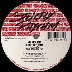 Jinxed Don't Got Time VINYL 12" USED