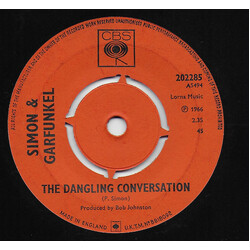 Simon & Garfunkel The Dangling Conversation USED VINYL 7INCH 45 RPM SINGLE