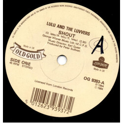 Lulu And The Luvvers / Dave Berry Shout / The Crying Game USED VINYL 7INCH 45 RPM SINGLE