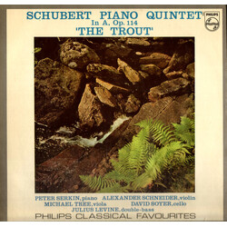 Franz Schubert Piano Quintet In A Major, Op. 114, "Trout" Vinyl LP USED
