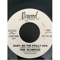The Olympics Baby Do The Philly Dog USED VINYL 7INCH 45 RPM SINGLE PROMO