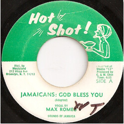 Max Romeo Jamaicans: God Bless You USED VINYL 7INCH 45 RPM