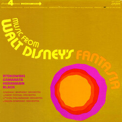 Leopold Stokowski / Tutti Camarata / Bernard Herrmann / Stanley Black Music From Walt Disney's Fantasia Vinyl LP USED