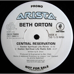 Beth Orton Central Reservation VINYL 12" USED