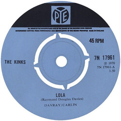 The Kinks Lola USED VINYL 7INCH 45 RPM SINGLE