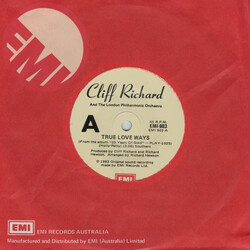 Cliff Richard / The London Philharmonic Orchestra True Love Ways USED VINYL 7INCH SINGLE