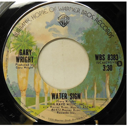 Gary Wright Water Sign Vinyl 7" USED
