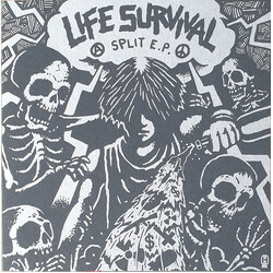 Life (17) / Instinct Of Survival Life Survival Split E.P. USED VINYL 7INCH 33 S RPM EP