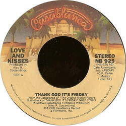 Love & Kisses Thank God It's Friday USED VINYL 7INCH 45 RPM SINGLE STYRENE STEREO