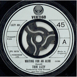 Thin Lizzy Waiting For An Alibi USED VINYL 7INCH 45 RPM SINGLE