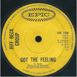 Jeff Beck Group Got The Feeling Vinyl 7" USED