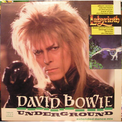 David Bowie Underground (Extended Dance Mix) USED VINYL 12INCH 45 RPM SINGLE