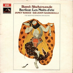 Maurice Ravel / Hector Berlioz / Janet Baker / Sir John Barbirolli / New Philharmonia Orchestra Shéhérazade / Les Nuits D'Été Vinyl LP USED