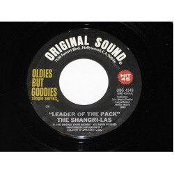The Shangri-Las Leader Of The Pack USED VINYL 7INCH SINGLE REISSUE