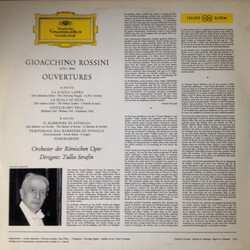 Tullio Serafin / Orchestra Del Teatro Dell'Opera Di Roma Ouvertures Vinyl LP USED