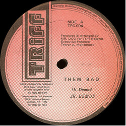 Junior Demus Them Bad USED VINYL 12INCH 45 RPM