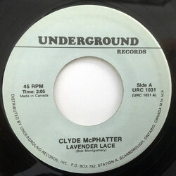 Clyde McPhatter Lavender Lace USED VINYL 7INCH 45 RPM SINGLE