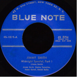 Jimmy Smith Midnight Special USED VINYL 7INCH 45 RPM SINGLE