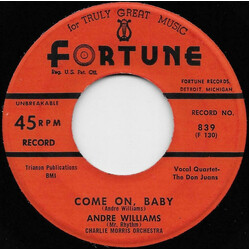 Andre Williams (2) The Greasy Chicken / Come On, Baby USED VINYL 7INCH 45 RPM
