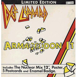 Def Leppard Armageddon It (The Nuclear Mix) USED VINYL 12INCH 45 RPM MAXI-SINGLE LIMITED EDITION NUMBERED STEREO