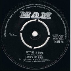 Lynsey De Paul Getting A Drag USED VINYL 7INCH 45 RPM SINGLE