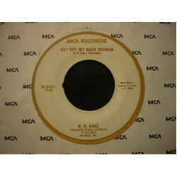 B.B. King Get Off My Back Woman / Why I Sing The Blues USED VINYL 7INCH 45 RPM