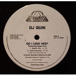 DJ Quik Do I Love Her? USED VINYL 12INCH 33 S RPM PROMO