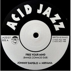 Johnny Dayglo / Nirvana (3) Free Your Mind USED VINYL 12INCH 45 RPM