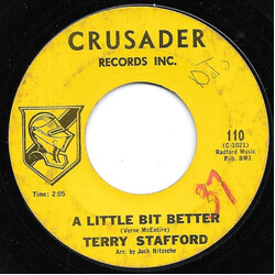 Terry Stafford A Little Bit Better / Hoping USED VINYL 7INCH 45 RPM