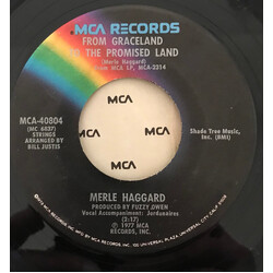 Merle Haggard From Graceland To The Promised Land USED VINYL 7INCH 45 RPM SINGLE