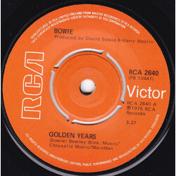 David Bowie Golden Years USED VINYL 7INCH 45 RPM SINGLE