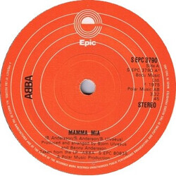 ABBA Mamma Mia USED VINYL 7INCH 45 RPM SINGLE REISSUE