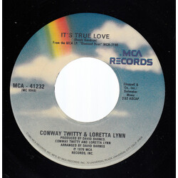 Conway Twitty & Loretta Lynn It's True Love / Hit The Road Jack USED VINYL 7INCH 45 RPM SINGLE