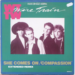 Wire Train She Comes On / Compassion USED VINYL 12INCH 45 RPM MAXI-SINGLE