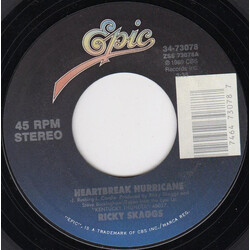 Ricky Skaggs Heartbreak Hurricane / Casting My Shadow In The Road USED VINYL 7INCH SINGLE