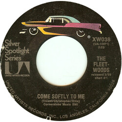 The Fleetwoods Come Softly To Me / Runaround USED VINYL 7INCH SINGLE 45 RPM REISSUE