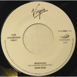 River Road (2) Breathless USED VINYL 7INCH 45 RPM SINGLE JUKEBOX