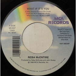 Reba McEntire What If It's You USED VINYL 7INCH 45 RPM SINGLE