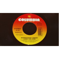 Montgomery Gentry Lonely And Gone USED VINYL 7INCH 45 RPM SINGLE STEREO