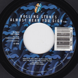 The Rolling Stones Almost Hear You Sigh Vinyl 7" USED